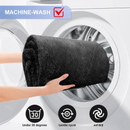 Grey Waterproof Towel Car Back Seat Cover - Universal Non-Slip Sweat-Absorbent Bucket Seat Protector for Gym Fitness and Beach
