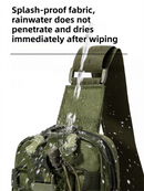 Camouflage Outdoor Tactical Water Bottle Chest Bag - High-Capacity Phone Pouch with Expansion System for Cycling Camping and Fishing