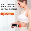 Black Gold Mini Hot Cold Massage Gun with10 Heads - 6 Intensity Dual Thermal Therapy Deep Muscle Reliever for Gym Fitness Recovery