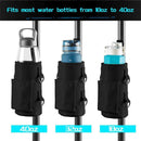 Green Magnetic Gym Water Bottle Pouch & Towel Clip with 6 High-Strength Magnets and Adjustable Strap - Fits 18oz to 40oz