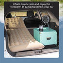 Grey Multi-Chamber Car Inflatable Air Mattress with Electric Pump, Storage Bag & Pillows for Universal Trunk Sleeping and Camping (174 x 126 CM)