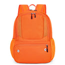 24L High-Capacity Orange Basketball Backpack with Shoe Compartment & Dedicated Ball Zone - Waterproof & Durable Oxford Training Bag