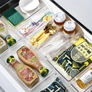 7PCS Transparent Stackable Organizer Set - 4-Size Versatile Desktop & Drawer Divider