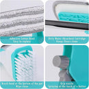 4-in-1 Versatile Window Cleaning Kit - All-in-One Spray, Squeegee, Brush, and Plush Scrubber
