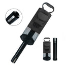 Black Lightweight Golf Retriever with Detachable No-Bend Shag Tube & Mesh Bag Holding Up to 70-Ball