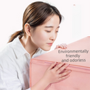 2-Pack Pink Large Quilt & Clothes Storage Bag (63X43X22CM) - Breathable Wardrobe Organizer with Clear Window & Double Zippers