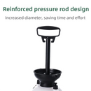 5L Professional Shoulder-Strap Pressure Sprayer with Fiberglass Wand  - Multi-Purpose Manual Pump Mister for Garden & Car Wash
