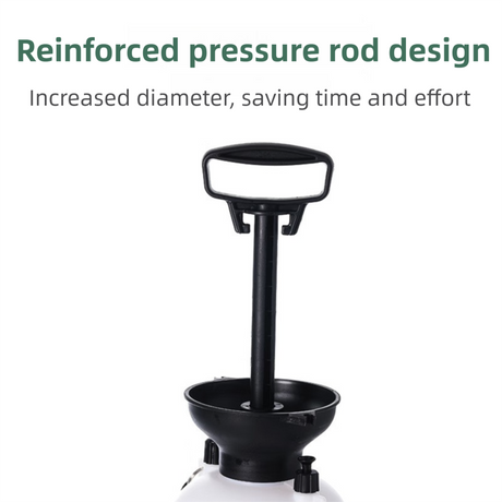 5L Professional Shoulder-Strap Pressure Sprayer with Fiberglass Wand  - Multi-Purpose Manual Pump Mister for Garden & Car Wash