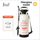 8L Professional Shoulder-Strap Pressure Sprayer with Fiberglass Wand  - Multi-Purpose Manual Pump Mister for Garden & Car Wash