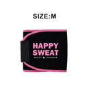 Pink Premium Seamless Waist Trimmer and Body Shaper (M Size) - Postpartum Recovery & Fitness Sweat Belt for Lumbar Support