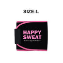 Pink Premium Seamless Waist Trimmer and Body Shaper (L Size) - Postpartum Recovery & Fitness Sweat Belt for Lumbar Support