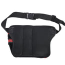 Red Professional Park Golf Waist Bag - Multi-Functional Accessory Organizer for Dual Ball Storage & Water Bottle Holder