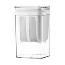White Premium Greek Yogurt Strainer with Removable 304 Stainless Steel Fine Mesh & Transparent Airtight Storage Container