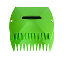 2-Pack Ergonomic Garden Leaf Scoop & Hand Rake for Effortless Yard Cleanup