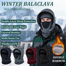 Dark Blue Windproof Thermal Balaclava Hood - Full Face Mask & Polar Fleece Neck Warmer for Skiing, Cycling & Outdoor Sports
