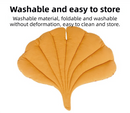 Green Heart-Leaf Decorative Pet Mat (66 x 63 CM) - Reversible Thickened All-Season Botanical Floor Pad for Pets & Humans