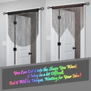 White 2 Pack Sparkle String Door Curtains 100x200cm Glitter Sequin Tassel Room Divider for Australian Home Decor and Parties