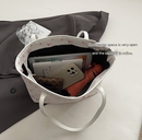 Coffee Large Capacity Daily Commuter Tote Bag Set | Versatile Shoulder Handbag with Matching Pouch | 38cm Length Casual Carryall