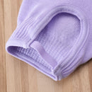 Pink 2-Pack Women's Non-Slip Yoga Gloves - Open Back Half Finger Cotton Stretchy Grip Gloves for Aerial Yoga, Pilates, and Fitness