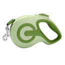 Green 5 Meter Retractable Dog Leash | Ergonomic Anti-Slip Grip | Heavy Duty Nylon Rope for Small to Medium Dogs