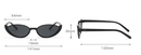 Tortoiseshell-rimmed Tea-stained Lenses 2PCS Fashionable Cat-Eye Sunglasses for Women - Retro INS Style UV Protection Shades