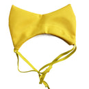Yellow Professional 2-Piece Adjustable Waterproof Pet Shower Cap | Ear Protection for Cats and Dogs | Bathing and Swimming Accessory