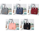 Premium 5-Piece Insulated Lunch Bag Set | Thermal Bento Tote with Aluminum Foil Lining | Portable Cooler Bag for Students and Office