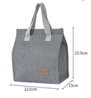 Premium 5-Piece Insulated Lunch Bag Set | Thermal Bento Tote with Aluminum Foil Lining | Portable Cooler Bag for Students and Office