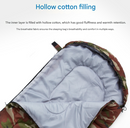 Camouflage 0.7kg Ultra-Lightweight Compact Sleeping Bag | Portable Outdoor Camping & Travel Gear | Breathable Warm Weather Sleep System