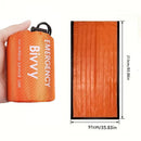 Green 2-Pack Emergency Thermal Bivvy Sleeping Bag | High-Efficiency Heat Retention Survival Sack | Waterproof & Windproof Portable Shelter for Outdoor Camping 91x213cm