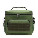 Green Tactical Insulated Camouflage Lunch Bag | Large Capacity Waterproof Oxford Cooler | Portable Thermal Meal Prep Tote for Work and Outdoor