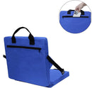 Blue Portable Foldable Outdoor Seat – Multi-Functional Stadium & Boat Chair with Carry Handle