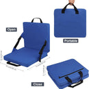 Red Portable Foldable Outdoor Seat – Multi-Functional Stadium & Boat Chair with Carry Handle
