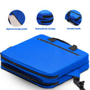 Red Portable Foldable Outdoor Seat – Multi-Functional Stadium & Boat Chair with Carry Handle
