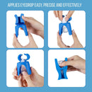 Dark Blue and Light Blue Eye Drop Applicator – Safe & Hygienic Eyedrop Dispenser for Precise Application