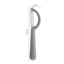 2 Pcs Grey Multi-Functional Vegetable & Fruit Peeler – Stainless Steel Blade with Ergonomic PP Handle (60g)