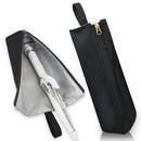 Black Heat-Resistant Styling Tool Organizer – Compact, Hanging Storage Pouch for Hair Tools