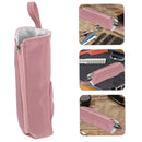 Black Heat-Resistant Styling Tool Organizer – Compact, Hanging Storage Pouch for Hair Tools