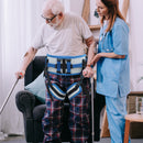 Size S Blue Rehabilitation Support Waist Belt – Gait Assistance & Transfer Aid for Elderly, Post-Stroke, and Mobility-Impaired Users