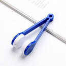 10 Pcs Blue Portable Eyeglass Cleaning Clip - Dual-Sided Microfiber Tongs for Safe, Streak-Free Lens Care