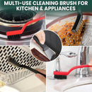 Set C Multi-Use Heavy-Duty Cleaning Brush Set – 12-Piece Hard Bristle Tool Kit for Kitchen, Bathroom & Tight Spaces