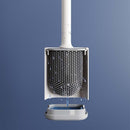 White Wall-Mountable Toilet Brush Set – Soft-Tip 360° Cleaning System