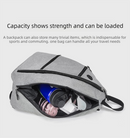 Grey Pickleball Multi-Sport Backpack – Oxford Fabric, Dual-Carry, Smart-Organized