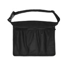 Black Mesh Ball Waist Bag - Large Capacity Portable Pickleball & Tennis Ball Carrier with Adjustable Belt & Inner Pocket - Lightweight Sports Storage Pouch for Training & Outdoor Play