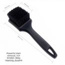 Blue Car Tire & Detailing Brush  - 2-Pack Stiff Bristle Scrubber for Wheels, Mats, and Upholstery