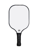 White Fiberglass Pickleball Paddle Set with Black Neoprene Protective Cover - Lightweight Outdoor Sports Racket for Beginners & Pros