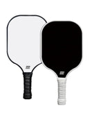 Black Fiberglass Pickleball Paddle - Lightweight 215g with Anti-Slip TPU Grip for Outdoor Sports
