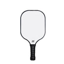 White Fiberglass Pickleball Paddle - Lightweight 215g with Anti-Slip TPU Grip for Outdoor Sports