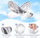 3 Pairs Black 4D Cloud Insoles for Men and Women Insoles Super Soft Anti-Fatigue, Shock Absorption, Relieve Foot Pain  (AU 6–7 )