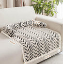 Black Plush Pet Bed Mat - 60 x 80 cm Polyester Fibre - Thickened Soft Cushion, Scratch Resistant Surface, Non Slip Base for Cats and Dogs